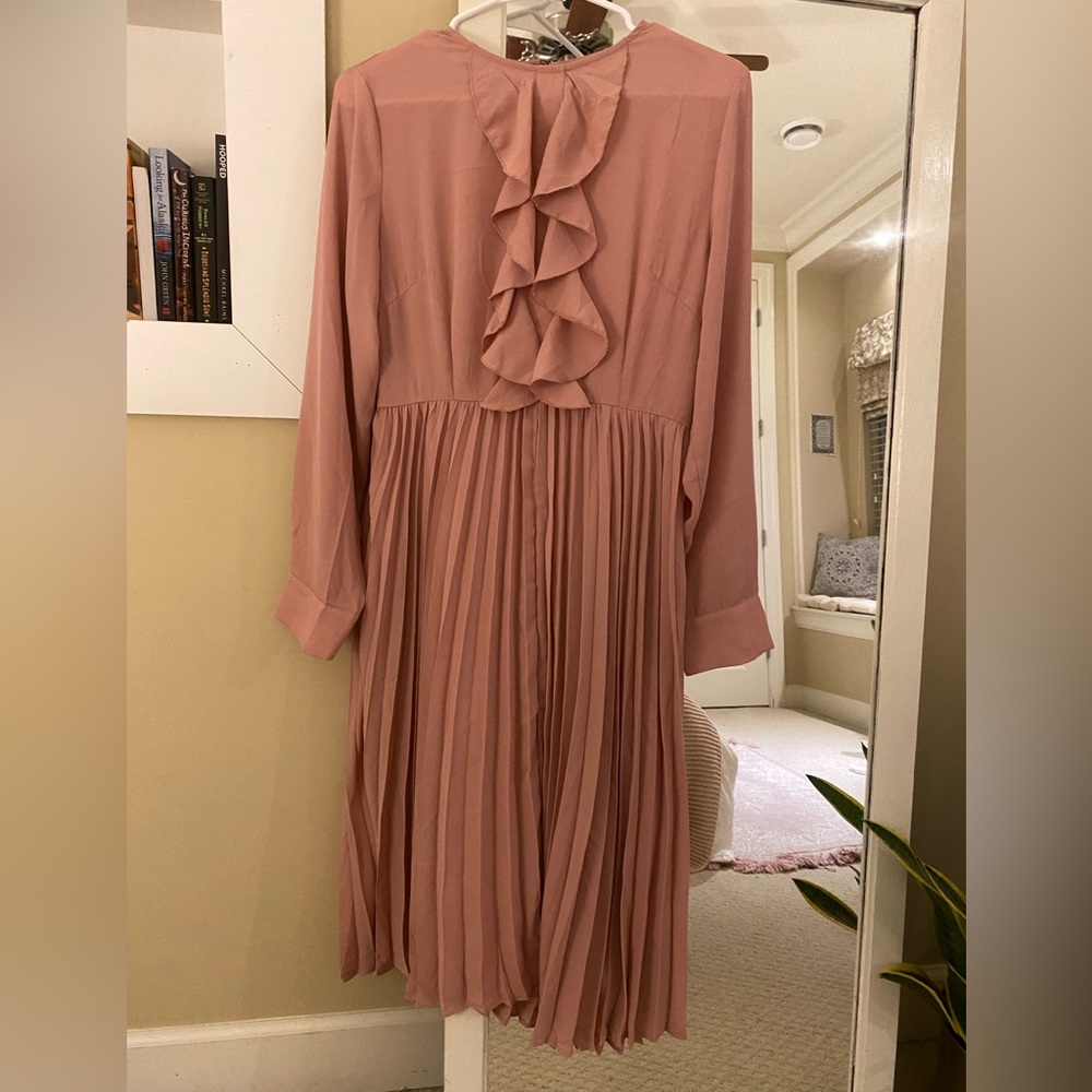 SHEIN Mauve Midi Dress